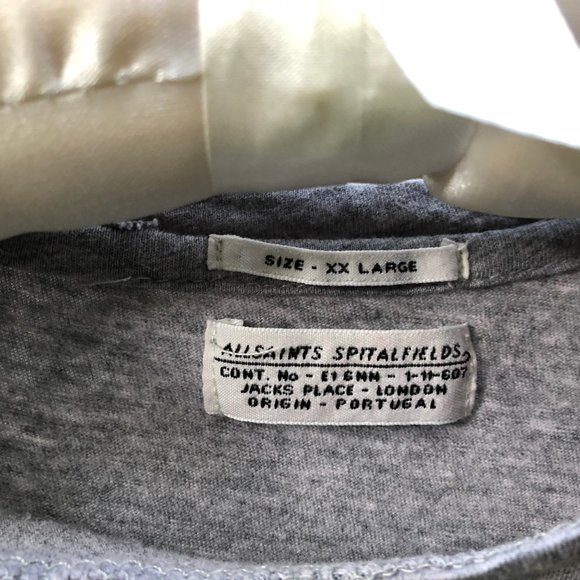 All Saints "Others Flags" tee great Vintage - Picture 4 of 4